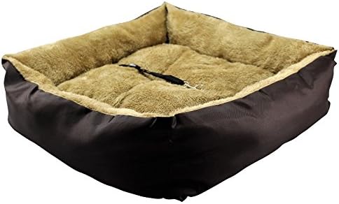 Home and Garden Products TRAVEL PET DOG PUPPY CAR SEAT BED COMFORT TRAVEL CUSHION BASKET CHAIR PROTECTOR MaxiPet โฆ (Beige)