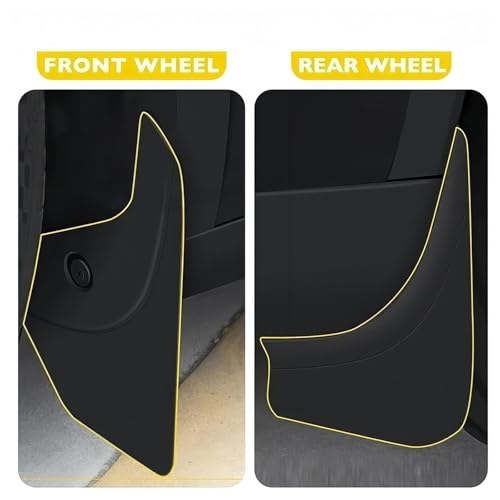 Guardabarros para Tesla Model Y Juniper 2025+ de TPE resistente contra salpicaduras 7