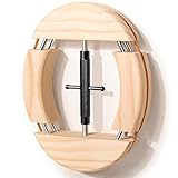 4 Way Hat Stretcher, Upgraded Wooden Hat Stretchers for Fitted Hats, Stretched Size 6 7/8 to 8 1/2, Hats Stretcher Fits All Kind of Caps - Lever Principle, Extender Widener for Baseball Cowboy Caps