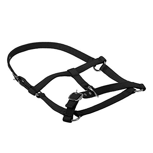 Colar de cabeça, Romacci Coleira de cabeça de cavalo espessa 6 MM Coleira de segurança ajustável cab
