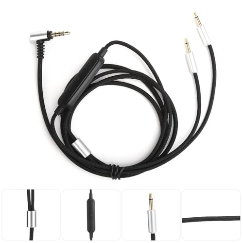 Cable de audio 1.2 m Jack 3.5mm a doble Jack 2.5mm miniatura 2