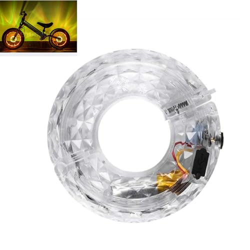 LED Cycling Wheel Hub Light for Night Riding, Waterproof RGB Safety Tire Lights, Safety Kids Adults Bike Hub Accessories for Boy