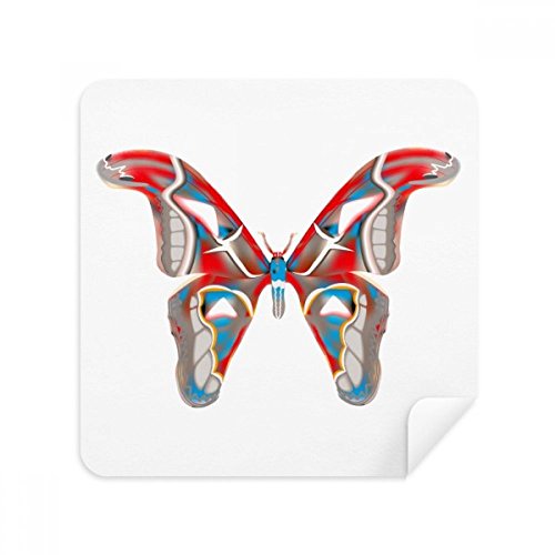 Chiffon de nettoyage lunettes suède nettoyeur écran téléphone papillon 3D