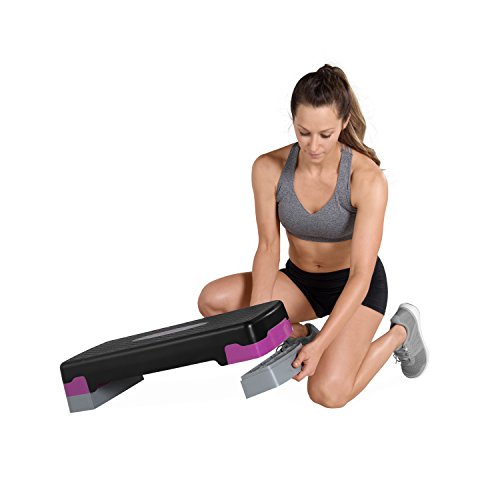Tone Fitness Aerobic Step, Pink | Exercise Step Platform