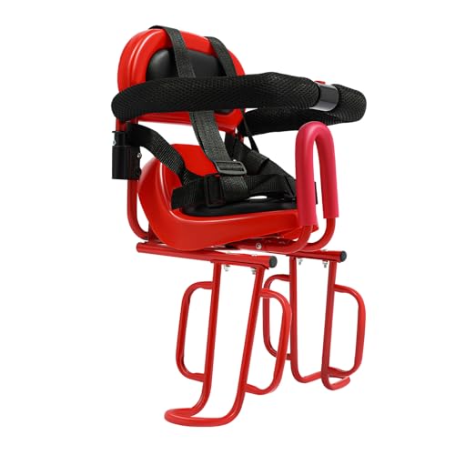 Fahrrad Kindersitz 6 Monate-6 Jahre mit Sicherheitsgurt und U-Geländer Geeignet für die meisten Fahrräder wie Klappfahrräder Mountainbike Elektrofahrrad