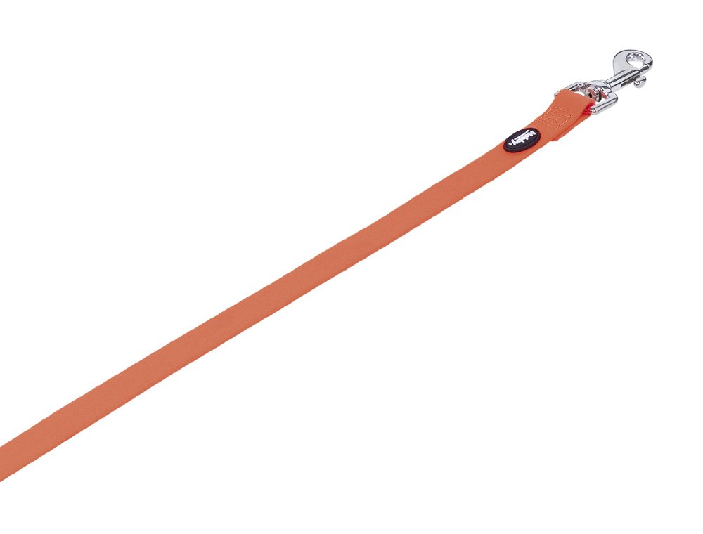 Nobby Cover Dog Lead, 120 cm/20 mm, Neon Orange, Groß