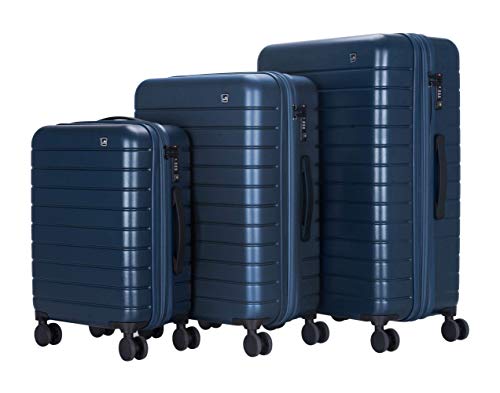 Image of Sherrpa Destiny Hardside Collection Polycarbonate Expandable Luggage Trolley with Spinner Wheels & TSA Approved Combination Lock - Set of 2 (Cabin Size - 29 inch& 25 inch)