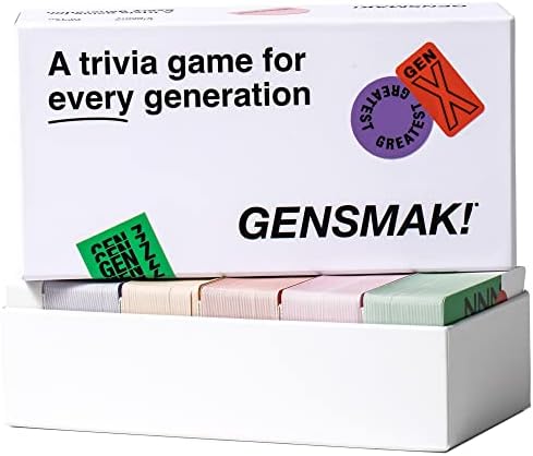 GENSMAK!- A Party Trivia Game for Every Generation- Ages 13+