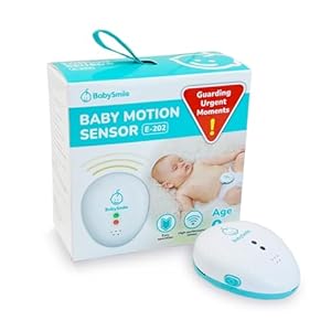 Baby Smile Baby Motion Sensor E-202 Sleep Movement Monitoring, Baby Safety Alerts, white