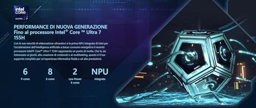 Cyborg 15 AI A1VFK, Notebook Gaming, 15,6" FHD 144Hz, Intel Ultra 7 155H, Nvidia RTX 4060 GDDR6 8GB, 1TB SSD NVMe PCIe4, Ram DDR5 16GB, WiFi 6E, Windows 11 Pro - Notebook - Immagine 12
