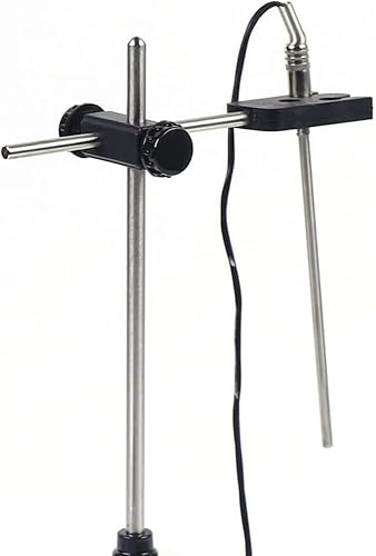 Miniatura 7 de Agitador magnético de placa de calefacción, agitador de laboratorio de 300 W, placa de calefacción magnética de 33.8 fl oz, 0-1400 rpm, puerta