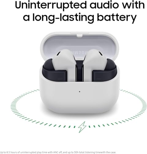 Image of Samsung Galaxy Buds 3 FE True Wireless Earbuds, Gray (Renewed)