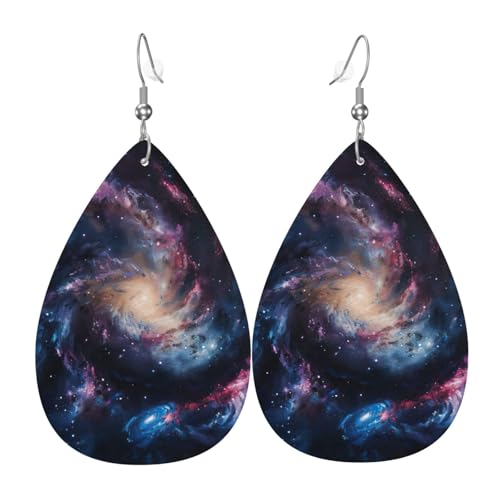 Galaxy Print �t�@�b�V���� �e�B�A�h���b�v �_���O�� �C�������O �W���G���[ ���f�B�[�X �o�����^�C�� �t�F�X�e�B�o�� ���s