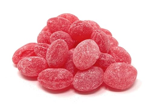 YANKEETRADERS Wild Cherry Hard Sanded Candy Drops, 40 Oz. Bulk Bag - image 1