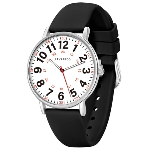 aswan watch Reloj Analógico de Cuarzo para Mujeres y Hombres con Correa de Silicona,Esfera Luminosa,12/24 Horas,Caja de 38 mm,3 Agujas,Números Grandes,Reloj de Enfermería para Médicos/Estudiantes aswan watch Reloj Analógico de Cuarzo para Mujeres y Hombres con Correa de Silicona,Esfera Luminosa,12/24 Horas,Caja de 38 mm,3 Agujas,Números Grandes,Reloj de Enfermería para Médicos/Estudiantes