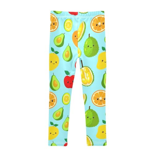 Girls' Leggings Fruit Blue Kids Yoga Tights Pants 1 Pack 23032422