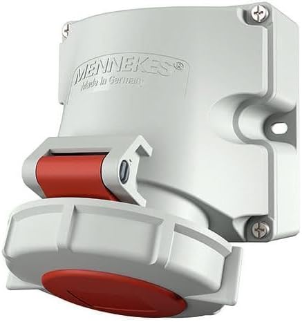 Mennekes Wall Socket 9142 16A5p6h400V, IP67 CEE Socket 4015394271031