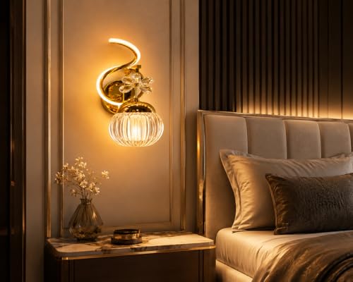 Image of Modern 232 WL LED Wall Light Metal Design | Different Color Mode Changing Energy Saving Led Transparent Wall Lamp for Bedroom, Living Room, Restaurants, Dining Coffee Shop,Home Etc.(Pack of 1)