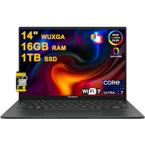 ASUS Zenbook 14 Creator m[gp\R 14C` WUXGA Lumina OLED Touch (100% DCI-P3A500nits HDR) Intel 16RA Ultra 7 255H (ő13gbv) 16GB R