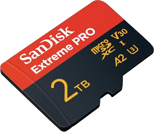 Image of SanDisk Extreme PRO microSDXC UHS-I Card 2TB, Up to 250MB /s Read Speed; Up to 150MB /s Write Speed