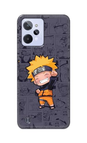 Image of PRINTFIDAA Printed Hard Back Cover Case for Realme C31 Back Cover (Famous Anime Cartoon Character) -112