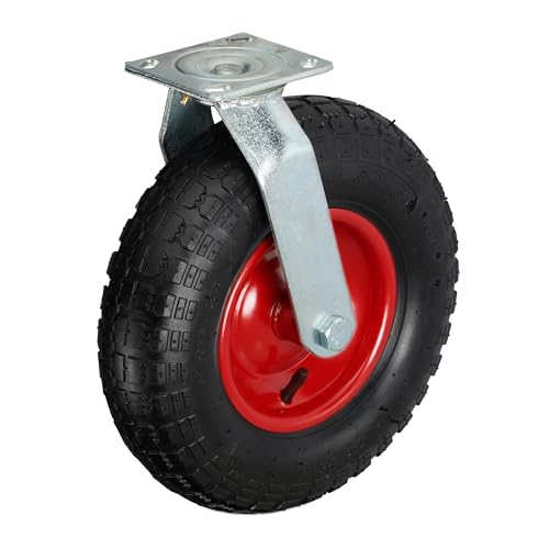 Roue pivotante pneumatique pour déplacer facilement vos charges lourdes de 120 kg