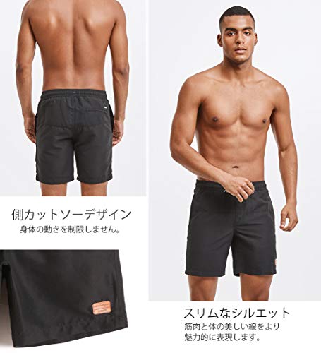 MaaMgic 水着 メンズ サーフパンツ インナー付き メンズ水着