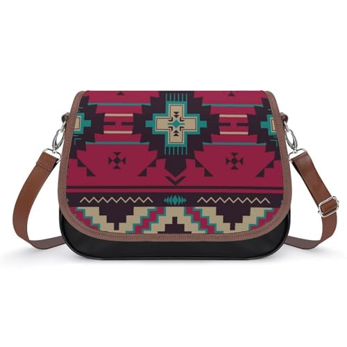 Sac à bandoulière aztèque en cuir le cadeau idéal pour femme