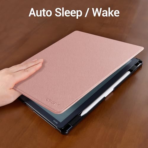 Image of CoBak Case for 11 inch Kindle Scribe 3rd Generation 2025, Kindle Scribe Colorsoft - All New PU Leather Cover with Auto Sleep Wake, Pen Holder for Scribe 11 inch 2025 Released