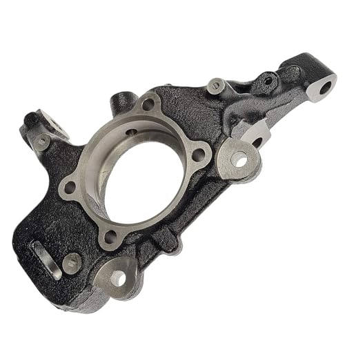 Image of Detroit Axle - Front Right Steering Knuckle for 2008-2014 Chrysler 200 Dodge Avenger, 2007-2010 Sebring Passenger Side Steering Knuckle Assembly 2008 2009 Replacement