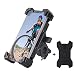 Support Téléphone de Vélo, Support Smartphone de Moto avec 360° Rotation, Anti-Vibrations Universel Porte Vélo du Guidon pour iPhone, Samsung, Huawei, Xiaomi, 3,5-6,8 Pouces (Noir)