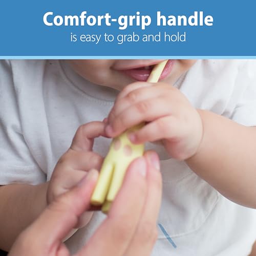 dr brown39s infant-to-toddler toothbrush giraffe