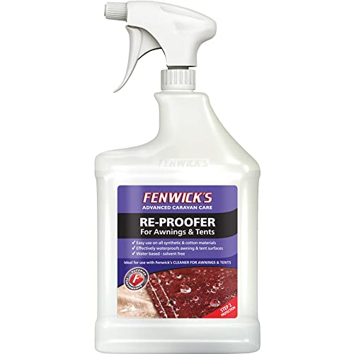 Fenwicks 1813C Awning and Tent Reprooofer, 1 Liter (Package may vary), White