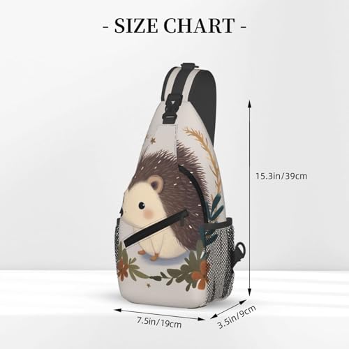 Mochila cruzada para hombre tipo bandolera negra miniatura 3