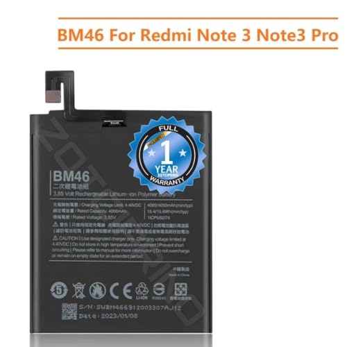 Image of Original BM46 Battery for Redmi Note 3 /3 Pro 2015116, 2015161 Battery with 1 Year warrenty**** (CC294)