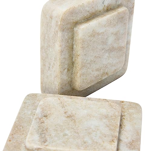 Bloomingville Marble Bookends, Beige, Set Of 2 Décor, 2 #TOP3