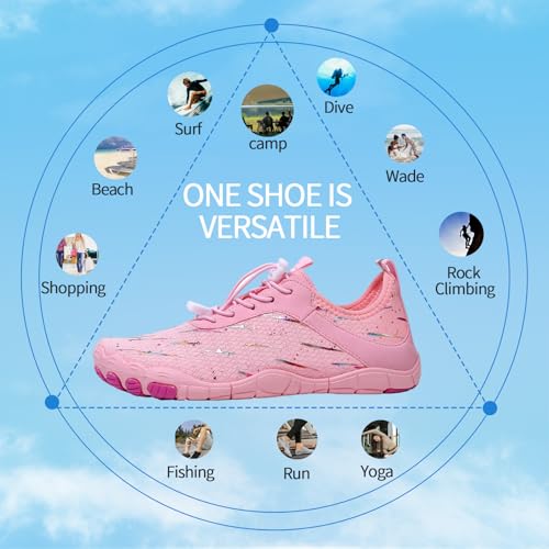 Image of Hike Barefoot Shoes for Womens Men Footwear,Pro Healthy&Non-Slip Water Shoe for Women Men, Wide Toe Running Shoes Boots Sneakers Unisex Designed for Walking,Running&Swimming Yoga, and Water Sports