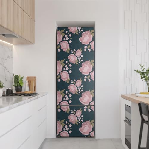 Sticker frigo 60x180 cm pour masquer les rayures et décorer la cuisine