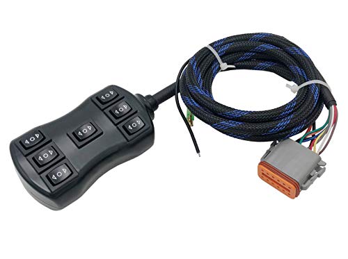 4 Corner Solenoid Valve Air Rid Manifold For 4 Air Bag Suspension System With 10 Feet 7-Switch Wired Remoted Controller Ports (1/4 Npt Ports) #TOP4