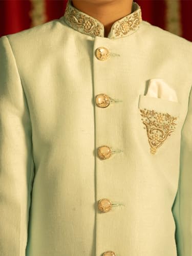 Image of VASTRAMAY Boy's Blended Sherwani Set