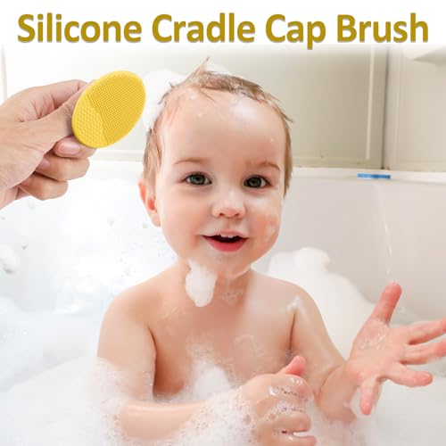 Image of Baby Grooming Kit, Infant Safety Care Set with Hair Brush Comb Nail Clipper Nasal Aspirator,Baby Essentials Kit for Newborn Girls Boys (Yellow)