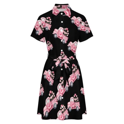 Vestido de verano con estampado romántico de San Valentín 5