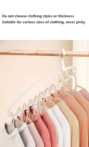 Cintres en plastique pour chemises et pulls solution rangement penderie - 6