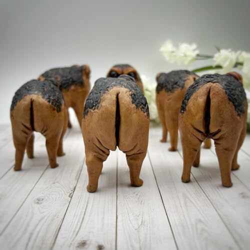 RIBJSHE Grumpy Frog Statue Ugly Angry Frog Statue Outdoor Garden Plant Decorations for Pots Novelty Home Office Desktop Decoration Unique Weird Gift (1 Pack) — view 5