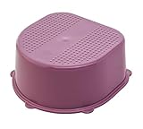 Rotho Babydesign Kinderschemel, Antirutschoberfläche und -füßchen, Bella Bambina, Fantastic Mauve (Altrosa), 20024 0288