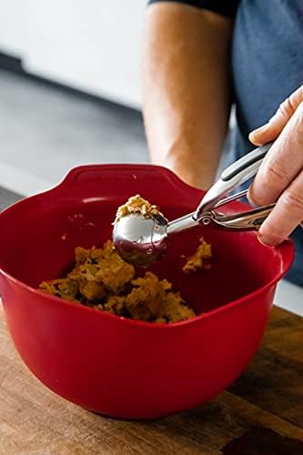 KitchenAid Universal Ice Cream Scoop with trigger, Icecream Scooper made of Sainless Steel, Onyx Black