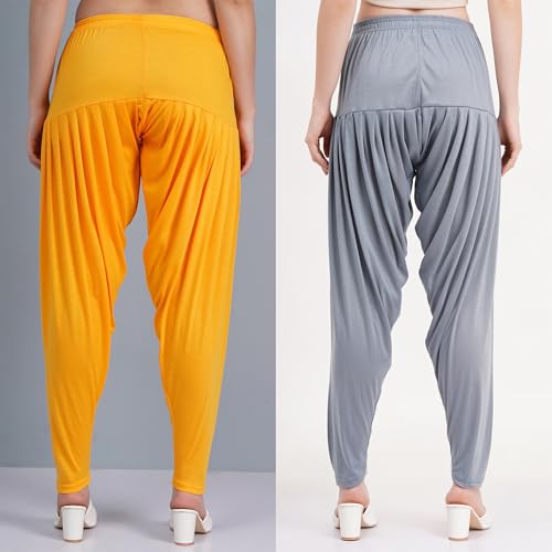 Image of Buy That Trendz Patiala Salwar for Women Relaxed Fit Viscose Patiyala Salwar Harem Bottom Pants