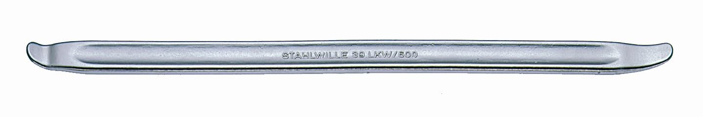 STAHLWILLE 39/1 LKW Reifenmontierhebel | Montiereisen Länge 600 mm | Reifenheber für LKW und Auto Reifen | Made in Germany, Silber