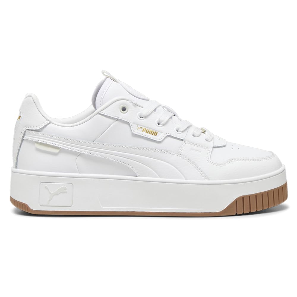Baskets PUMA Carina Street Lux en cuir blanc finitions premium