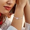 FOREVER QUEEN Amour Maman Perle de charme Argent Sterling 925 Coeur maman charme compatible avec les bracelets #4